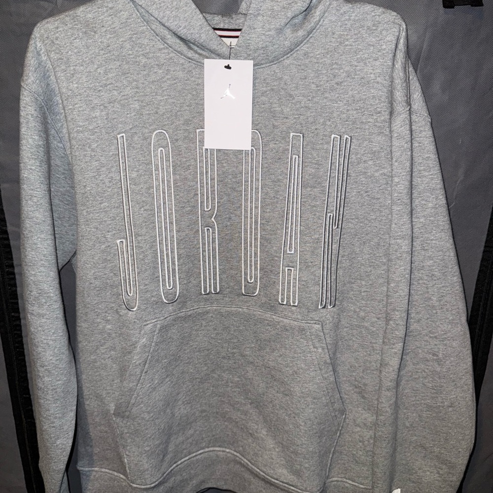 Jordan Brooklyn Men's Grey Hoodie 23